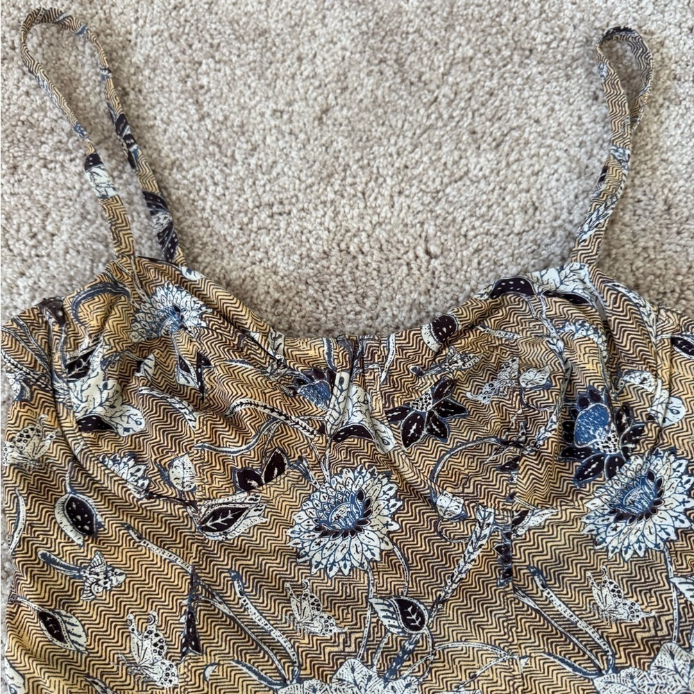 Ulla Johnson- Multicolored Floral Underwire One Piece Swimsuit - Picture 7 of 9